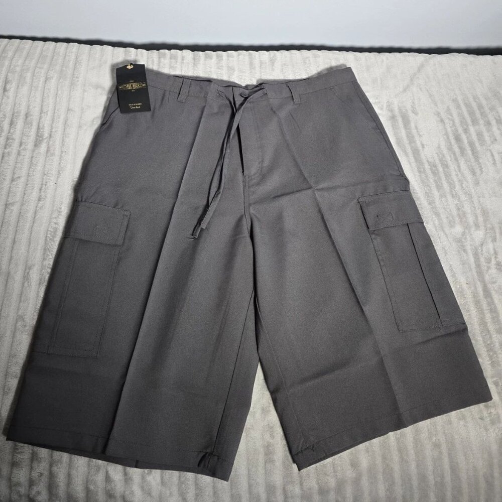 True Rock Men’s Cargo Shorts Relaxed Fit‎ With Multi Pockets Waist 40 NWT.